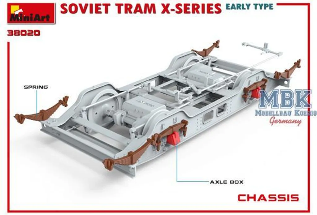 MiniArt 1:35 Sov. Tram X-Series Early Prod. Maquette Tramway Soviétique - 6