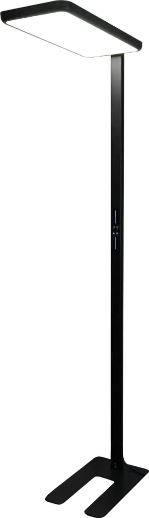 Lampadaire de Bureau LED Haute Luminosité 7000 Lumens Noir Design Moderne