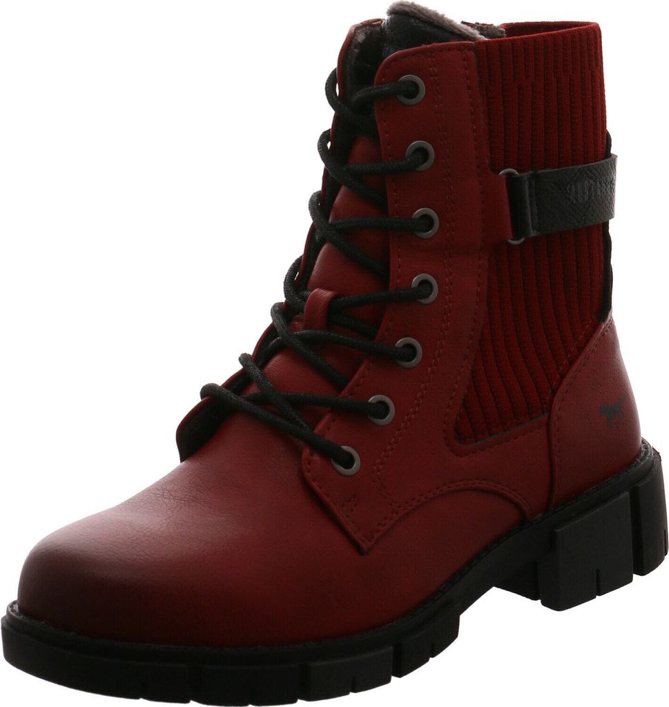 MUSTANG Stiefelette Damen rot 38 Stiefeletten