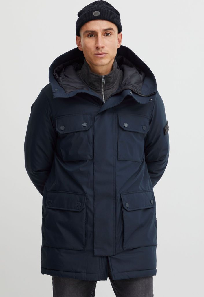 11 Project PRDean Parka Herren Winterjacke Herrenjacke Jacke Winterparka Mit großen Taschen und Kapuze Stark gefüttert Regular Fit