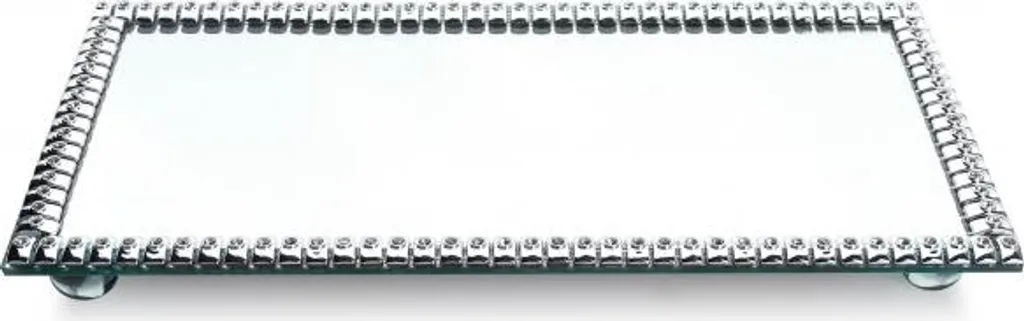 Plateau sous-verre rectangulaire MARGOT 32x16cm pour service de table