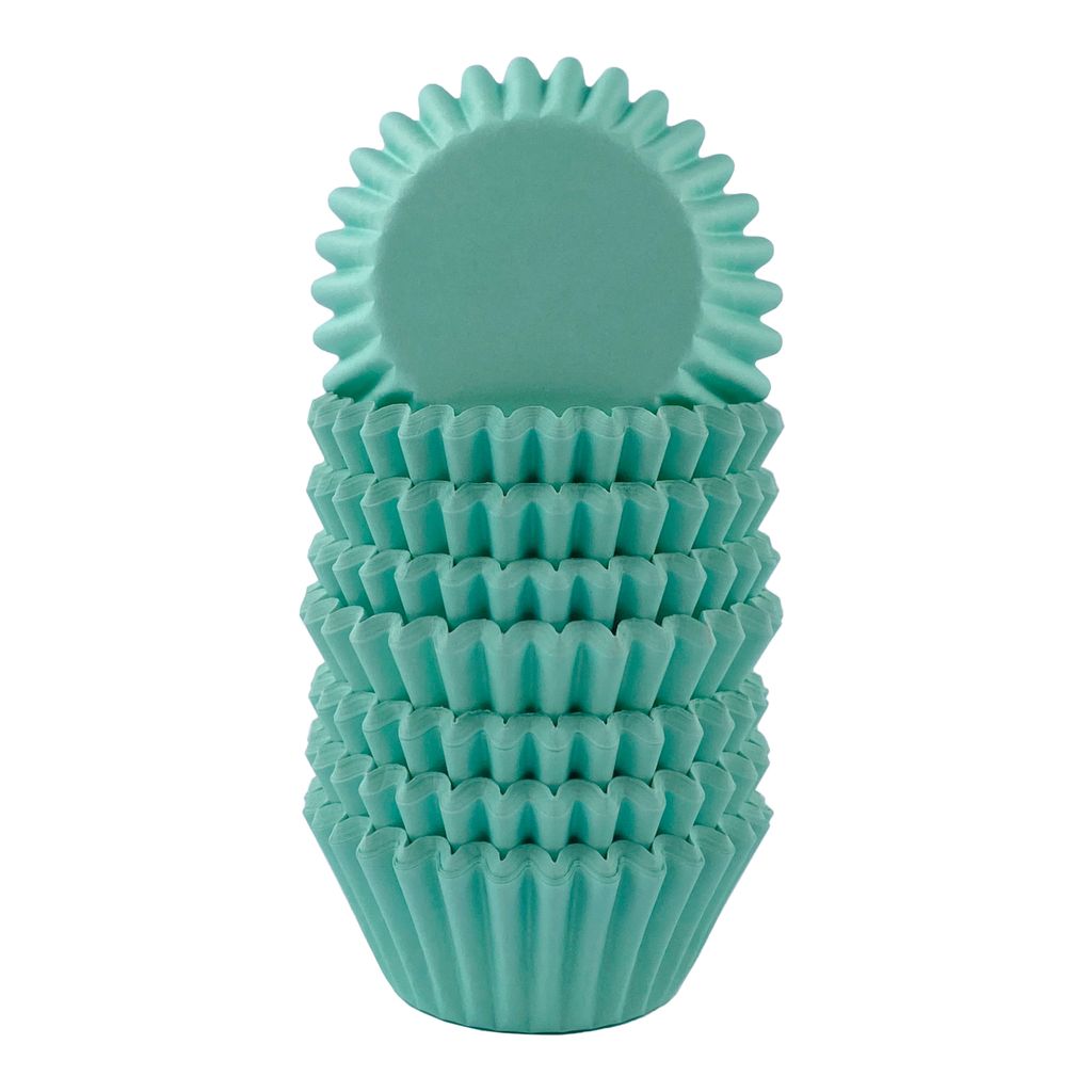 Miss Bakery's House Mini Muffinförmchen - Ø 32 mm x 20 mm - Mint - 200 Stück
