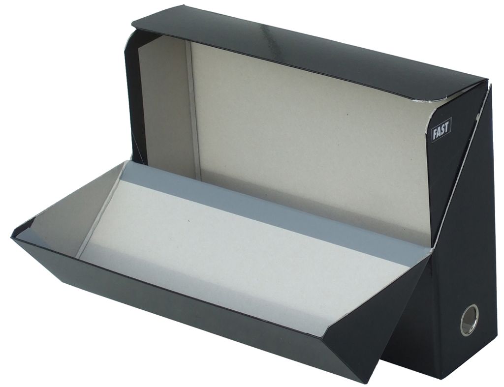 FAST Dokumentenmappe DIN A4 aus Wellpape schwarz