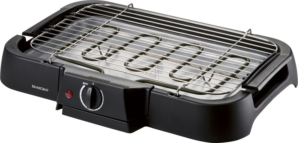 SILVERCREST Elektro-Tischgrill Grill Campinggrill