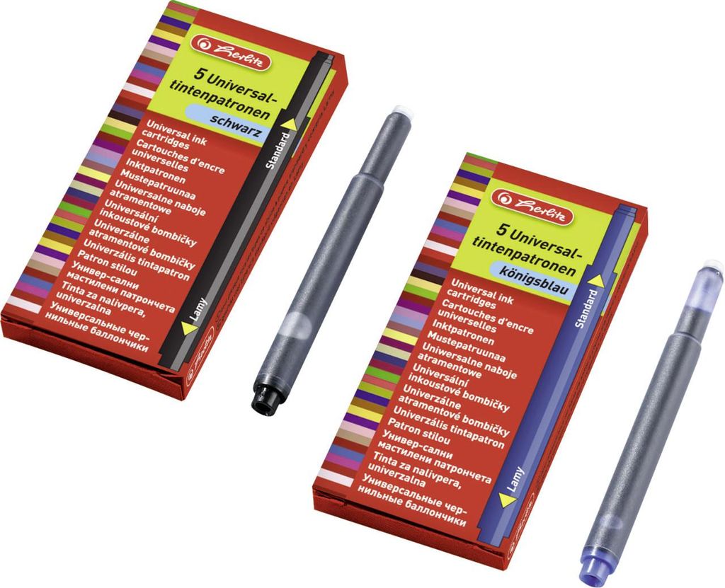 Herlitz 10412070, Blau, Mehrfarbig, 5 Stück(e), Box Produktbild 