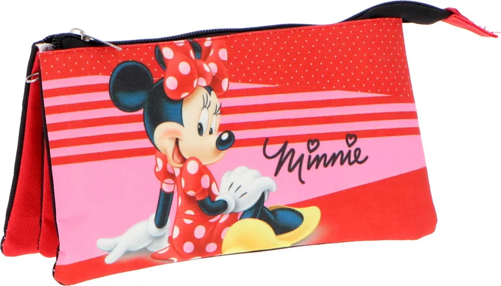 Astuccio Minnie Mouse Deluxe 3 Zip: Il Regalo Scuola Perfetto per Bambine