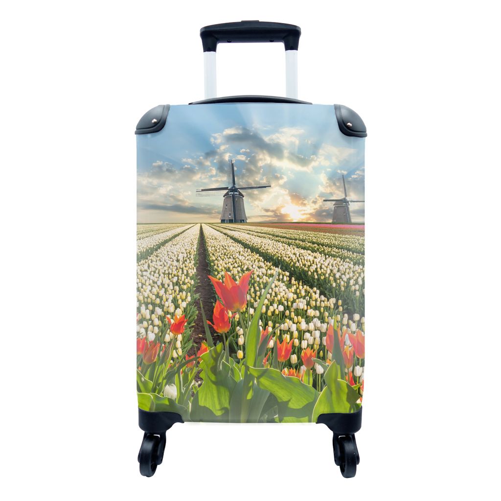 MuchoWow® Koffer Handgepäck Trolley Rollkoffer Kleine Produktbild 