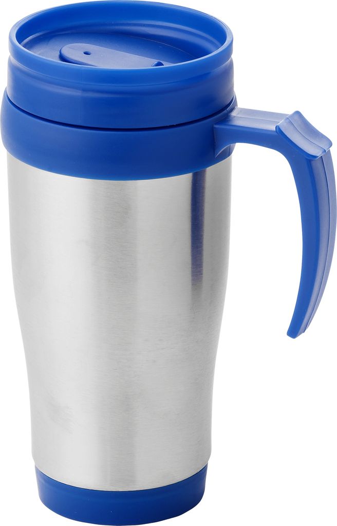 Bullet Thermosbecher Sanibel (2 Stück/Packung) PF2463 (12 x 18 x 8 cm) (Silber/Blau)