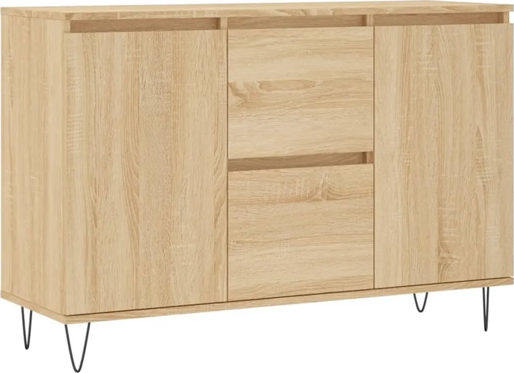 SYFAX™ Credenza Moderna 101.5 cm Rovere Sonoma | Arredo Casa Funzionale