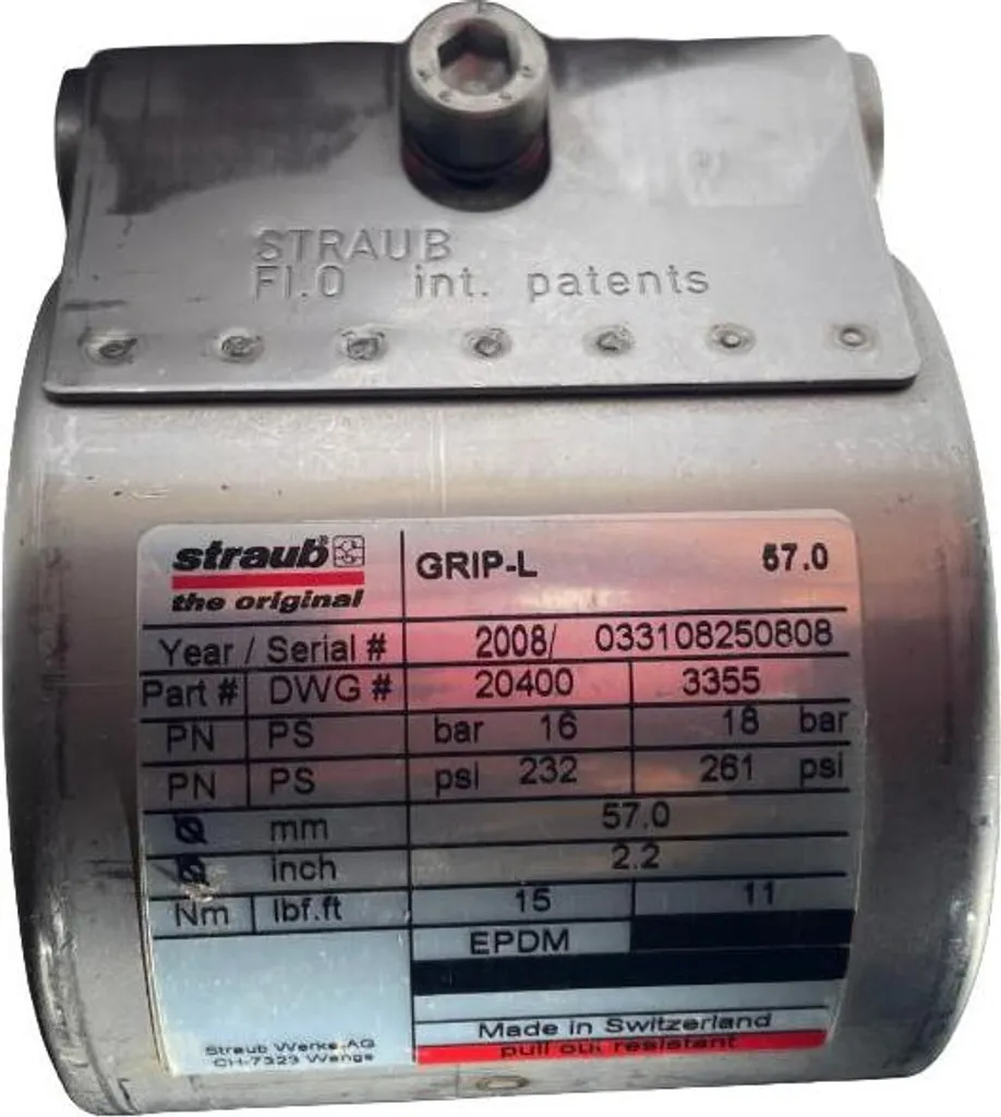 Accouplement STRAUB GRIP-L 30.0 mm idéal pour Rénovation de Bateau - 4