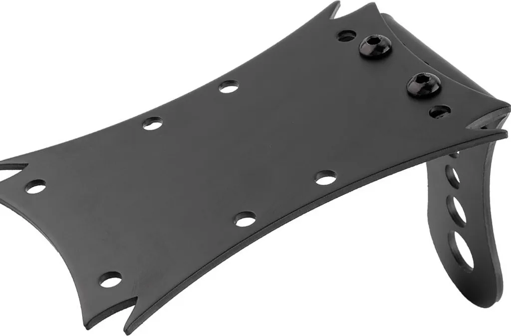 Support Plaque Latéral Moto Universel Style Rétro Fixation Axe Roue