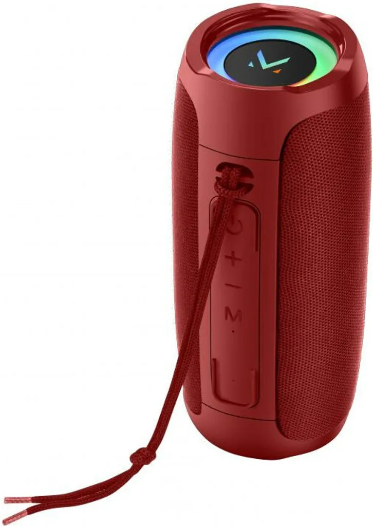 Majestic Enceinte Bluetooth 5.0 Stéréo Rouge 14W TWS sans Fil Nomade