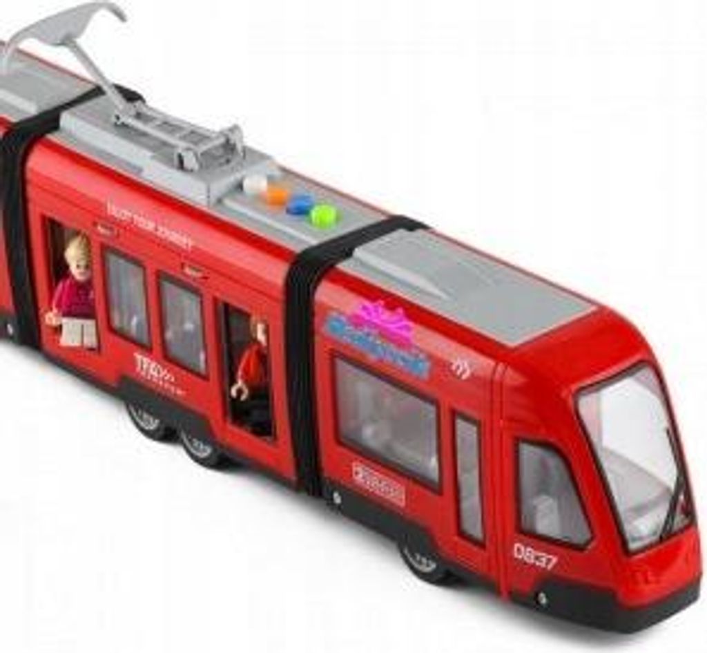 Grande tram rosso sonoro e luminoso 930A Immagine del prodotto 