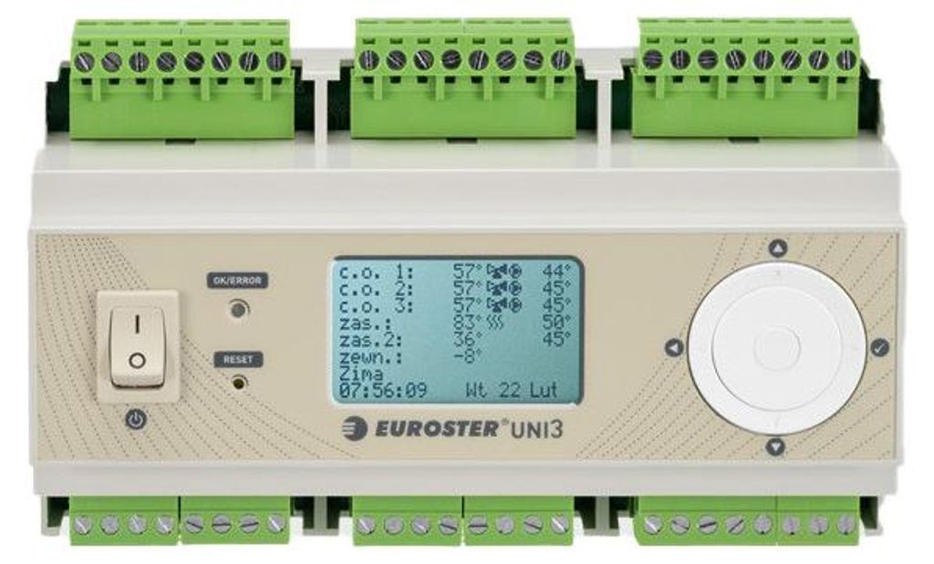 Euroster UNI 3 - Regolazione del riscaldamento per 3 Immagine del prodotto 