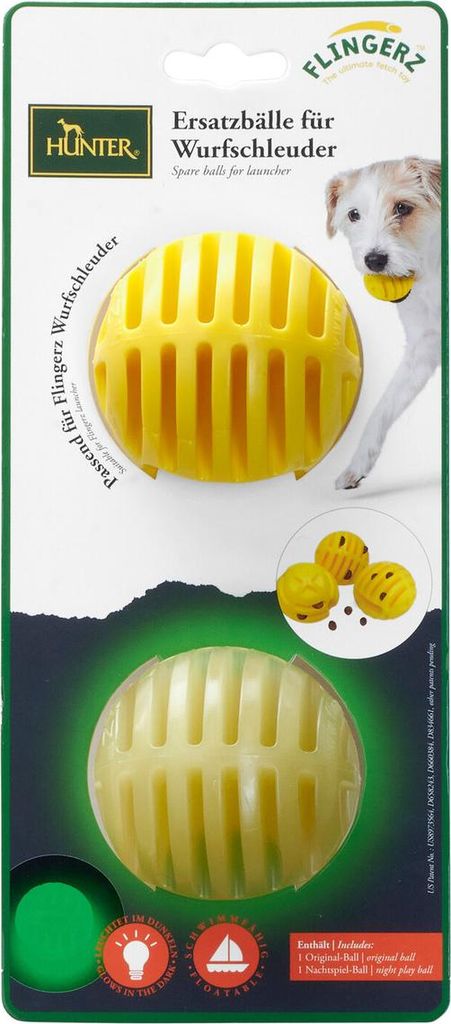 Hunter 69518, Pes, Míč, Žlutá, Guma, Aport Obrázek produktu 