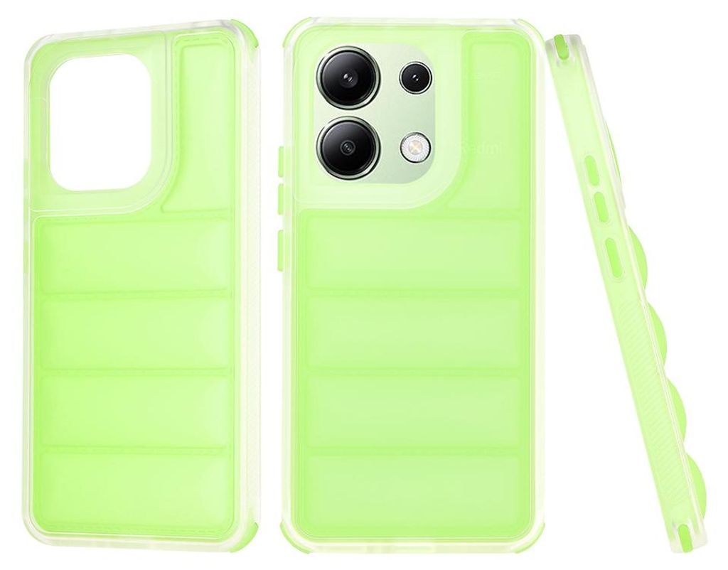 Techsuit Wave Shield Back Cover Hülle für Xiaomi Redmi Note 13 4G - Grün