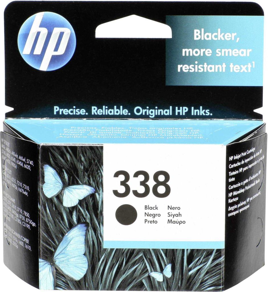 HP C 8765 EE Tintenpatrone schwarz No. 338 Produktbild 