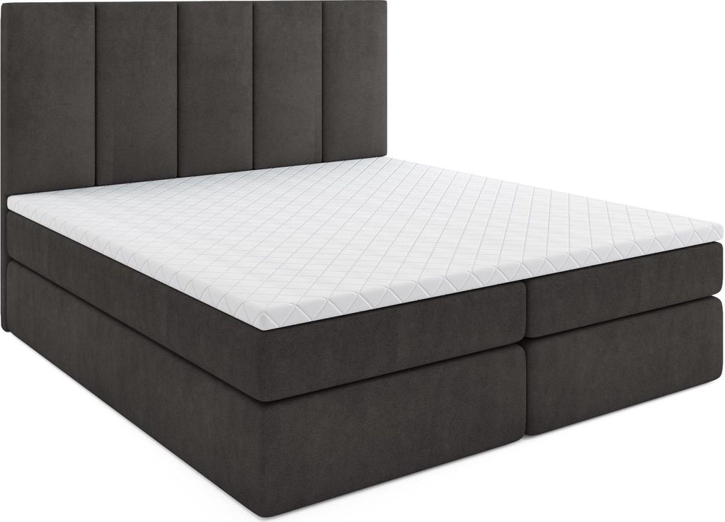 MR GROUP Boxspringbett mit Bettkasten LATINA 140x200 cm, H3 Produktbild 