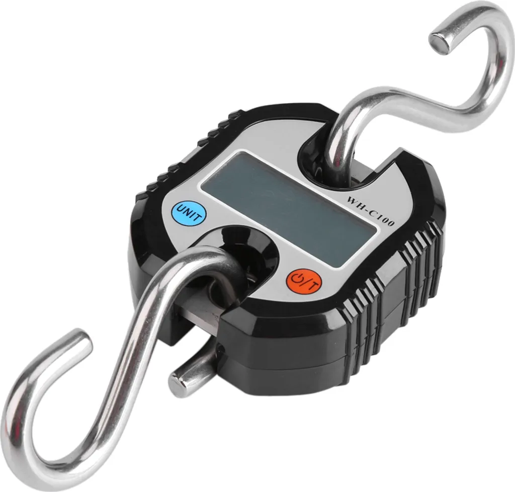 WeiHeng Balance à Grue Portable LCD Digitale Noire Capacité 50kg