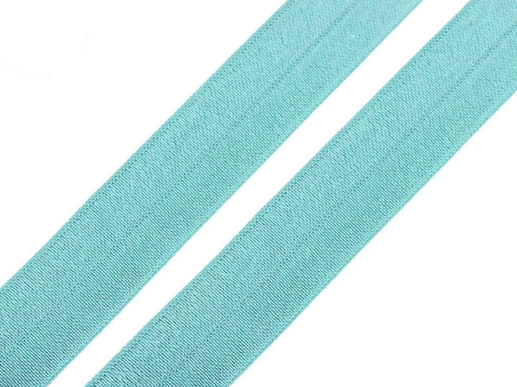 1m Falzgummi 20mm Faltgummi elastisches Einfassband Saumband Farbwahl