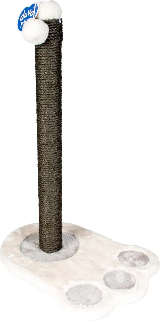 Duvoplus Paw Beige Arbre à griffer Petit Modèle en Sisal et Peluche Douce
