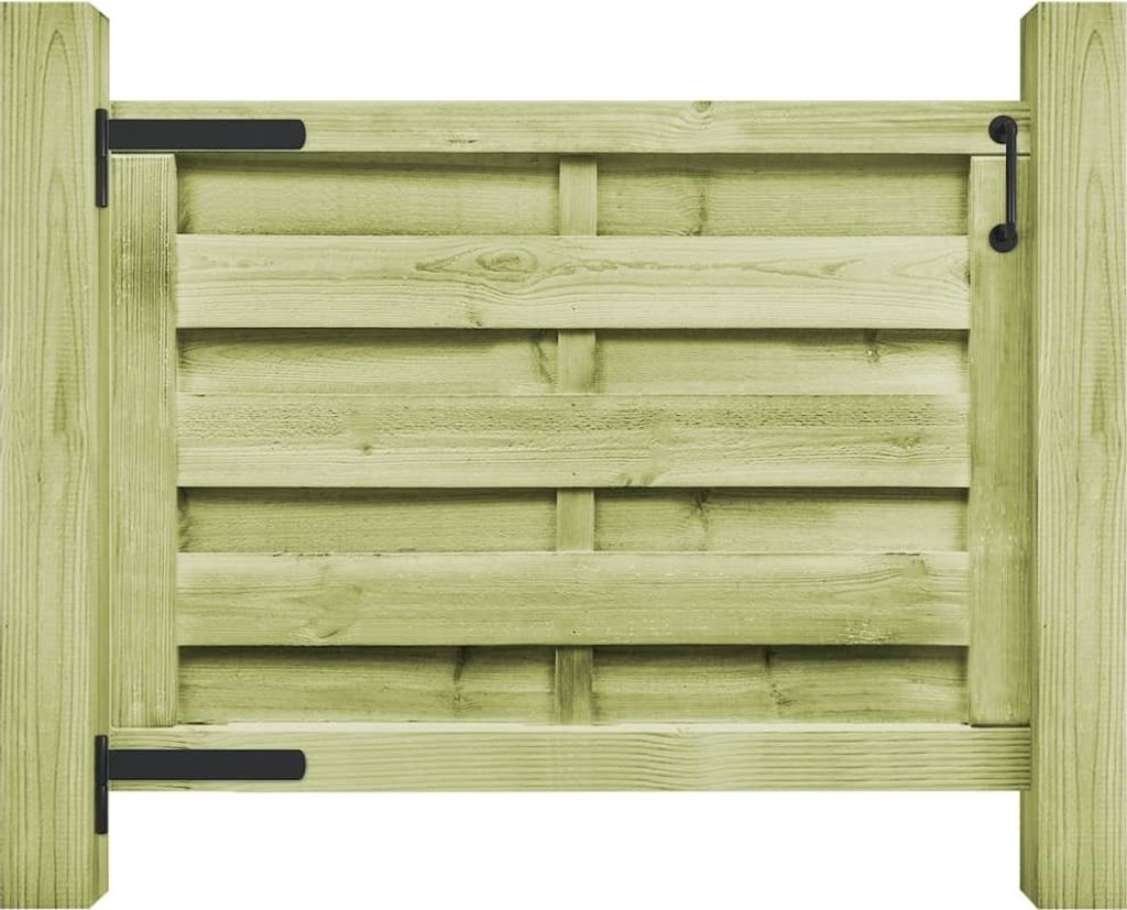 vidaXL Zahradní brána Impregnovaná borovice 100x75 cm Obrázek produktu 