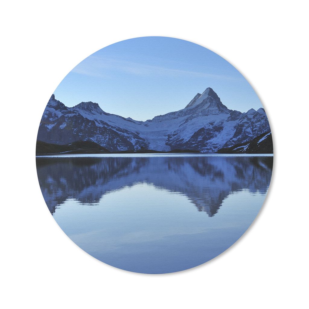 MuchoWow® Mauspad Mousepad Alpen - Berg - Wasser - Schnee Produktbild 