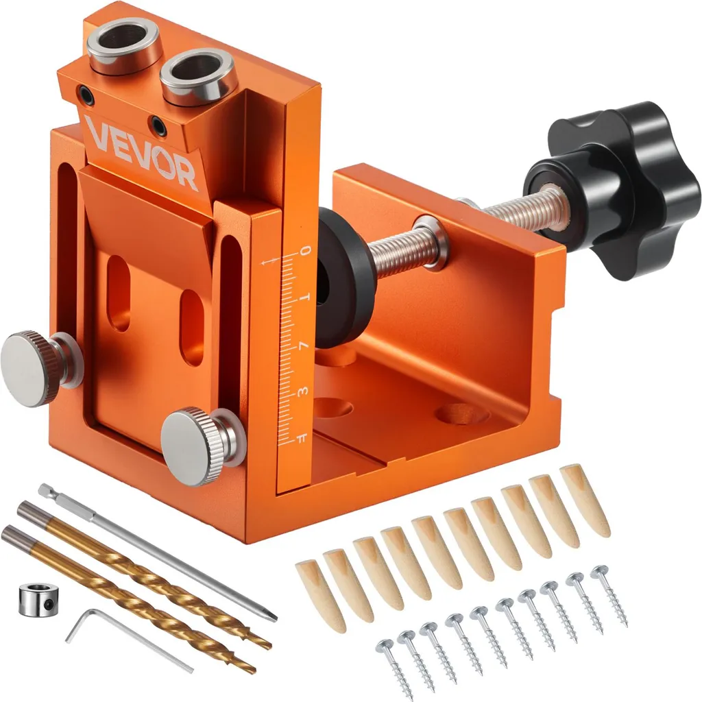 Gabarit de Perçage pour Trous de Poche 12-48 mm Système Complet VEVOR