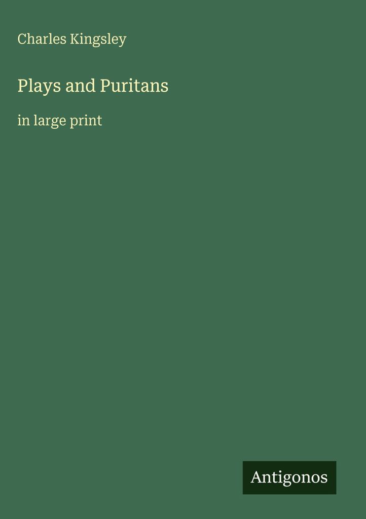 Plays and Puritans