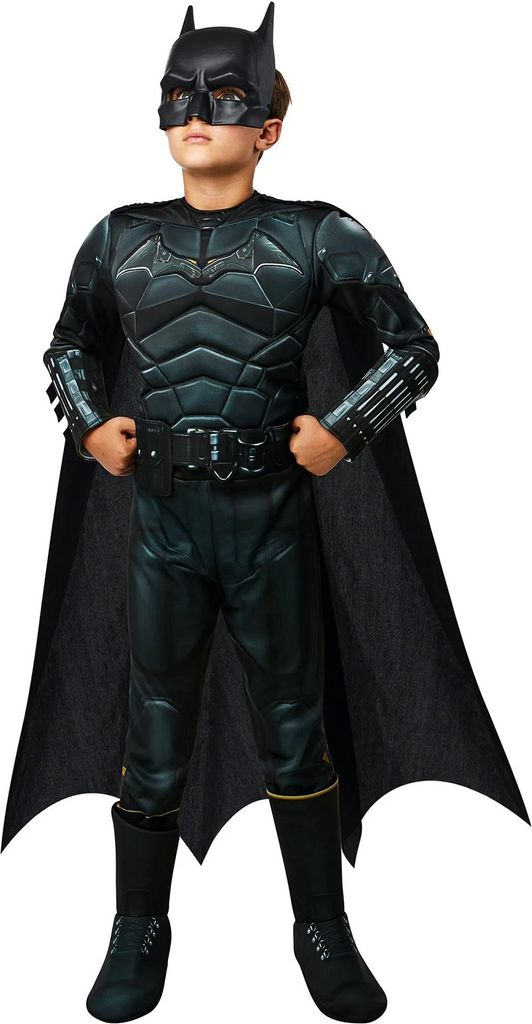 Batman - "Deluxe" Kostüm - Jungen BN5136 (S) (Schwarz) Produktbild 1