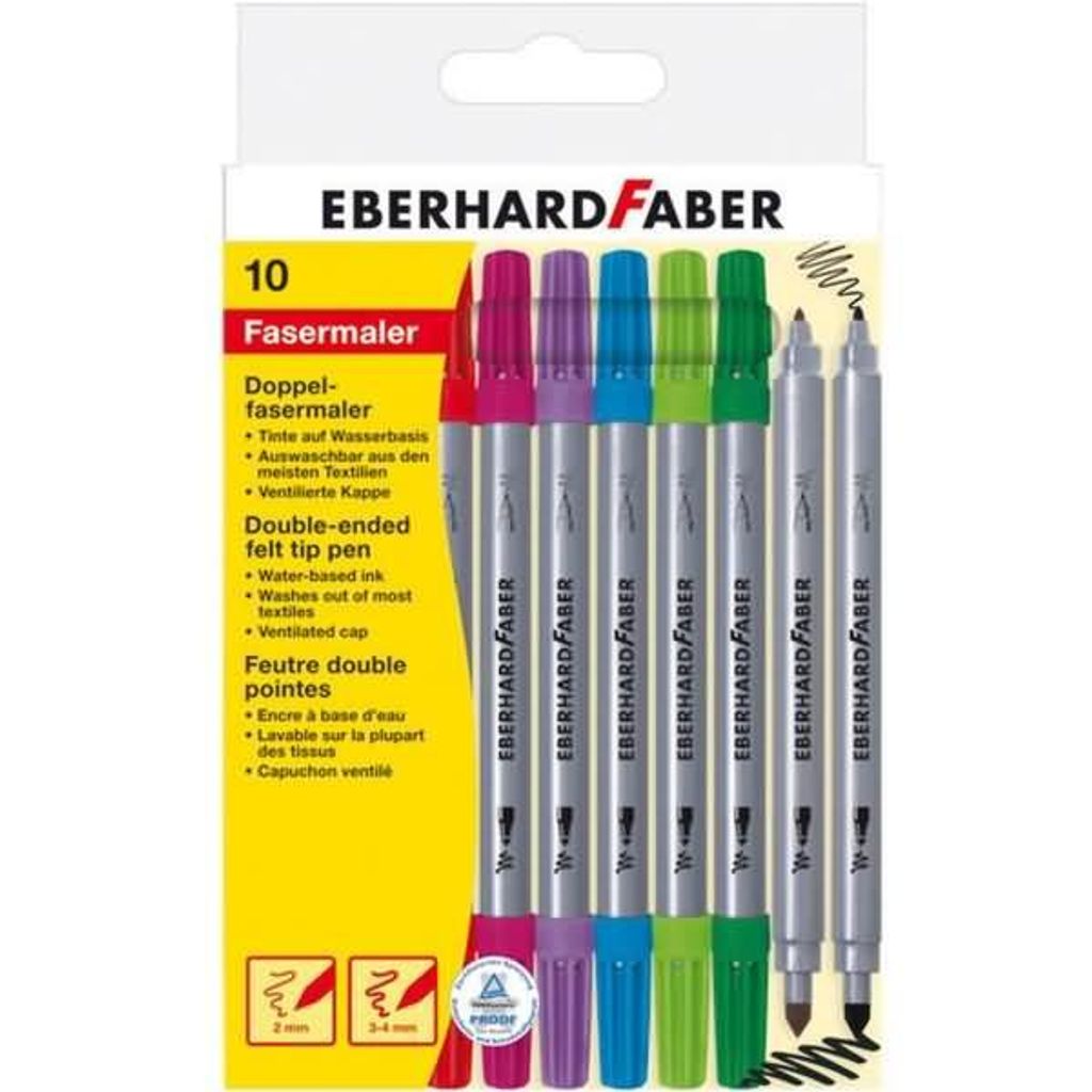 Eberhard Faber Colori, Fein / Mittel, 10 Farben, Produktbild 