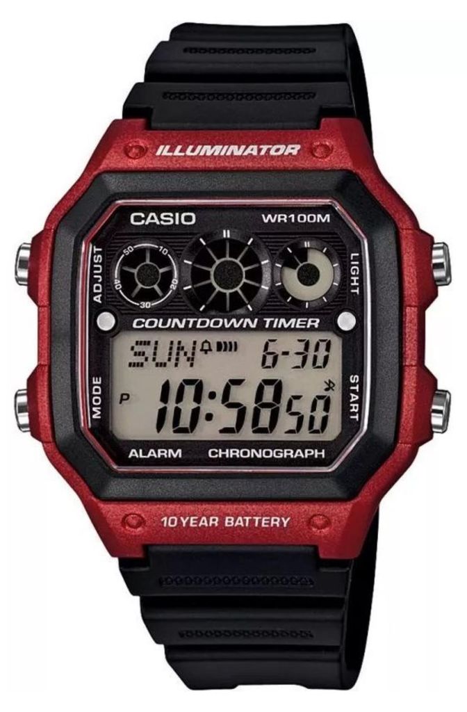 Casio AE-1300WH-4AVDF, Voděodolný, Elektronický Obrázek produktu 