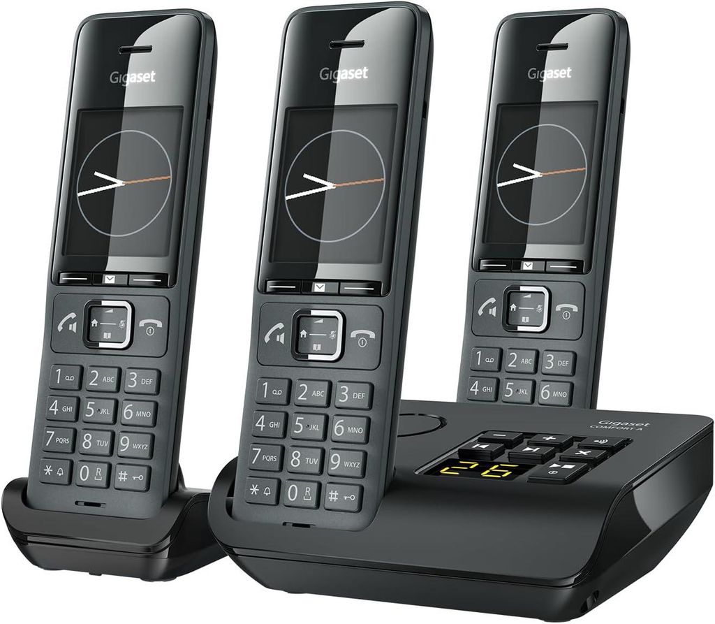 Gigaset Comfort 520A Trio - 3 Schnurlose DECT-Telefone mit Produktbild 
