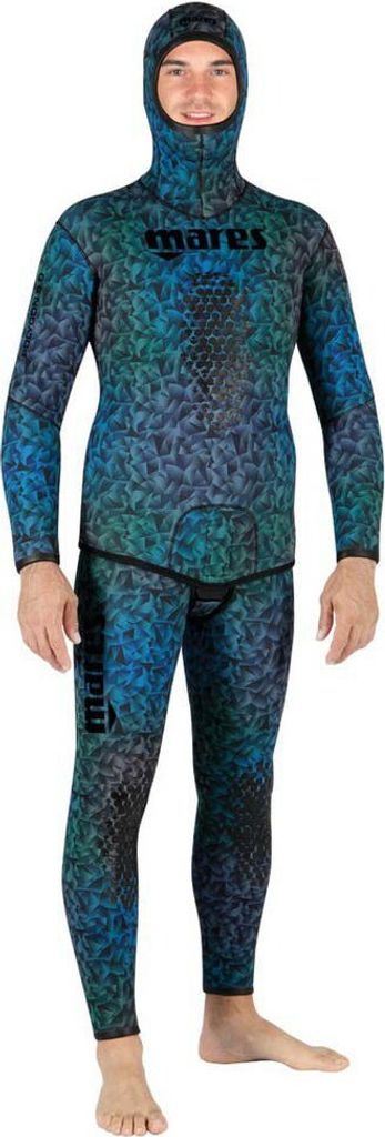 Mares Pure Passion Polygon Speerfischjacke 3 Mm Blau L Blau L