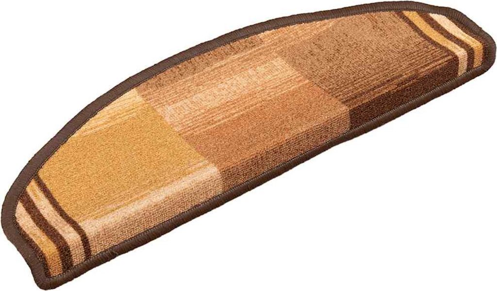 vidaXL Samolepiace rohože na schody 15 ks. Hnedé 65x21x4 cm Obrázok produktu 