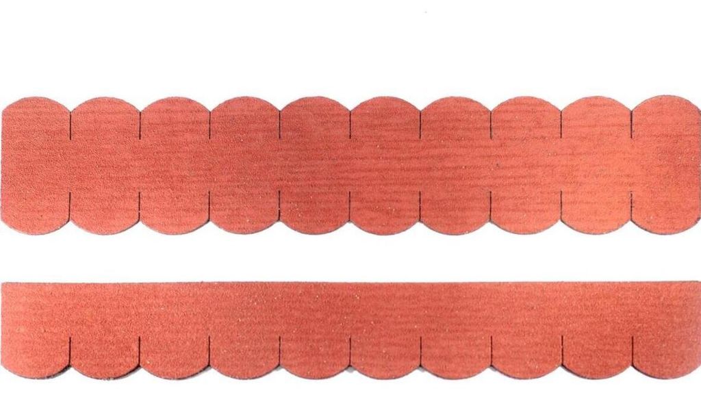 1 Set Dachschindeln Biberschwanz (50mm) rot Produktbild 