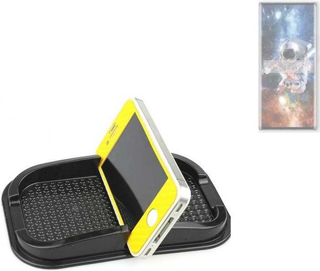 K-S-Trade Auto Anti Rutsch Matte Smartphone-Halter kompatibel mit ZTE Axon 50 Ultra Haft Pad Armaturenbrett Handy-Halterung Silikon