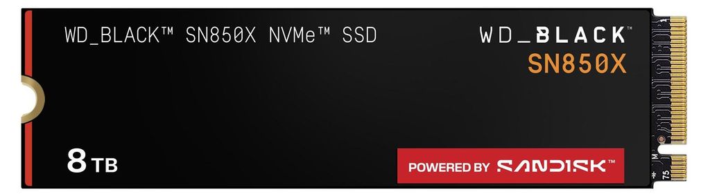 Disque SSD NVMe™ Western Digital Black WD_BLACK™ SN850X, Image du produit 
