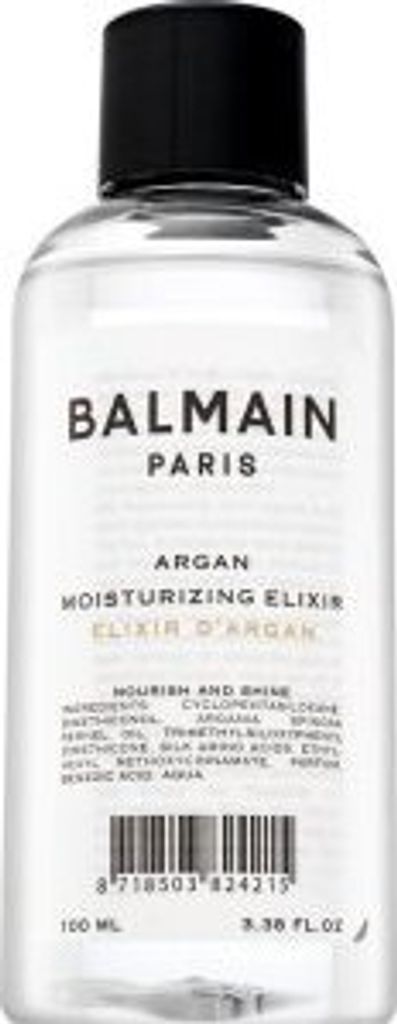 Balmain Argan Moisturizing Elixir 100ml, Haaröl, 100 ml, Frauen, beschädigtes Haar, trockenes Haar, Anti-Frizz, Schutz, Reparatur, Glanz, Glätte...