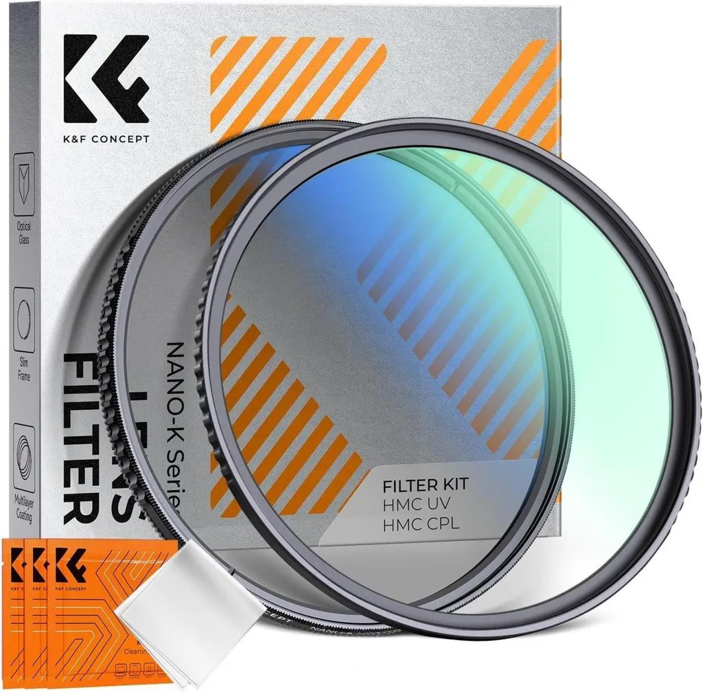 Éliminez les Reflets avec le Kit Filtre 49mm Polarisant et Protecteur UV