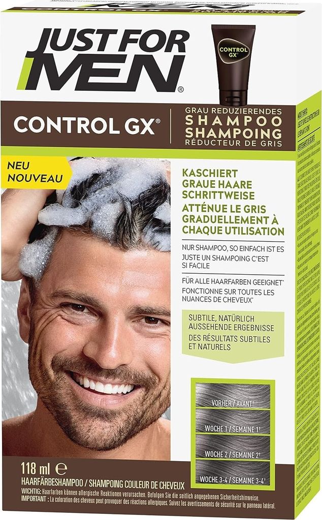 Pánský šampon na vlasy Just for men Control GX, 118 ml Obrázek produktu 