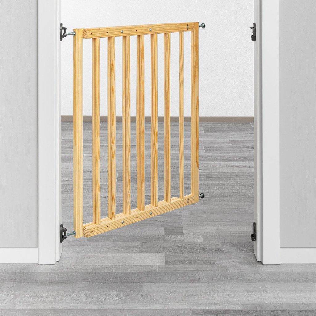 reer Treppenschutzgitter Basic zum schrauben Holz 65,5 - Produktbild 