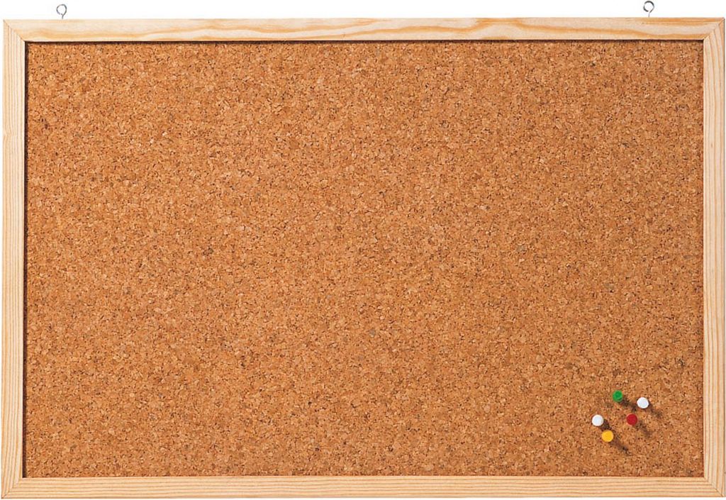 FRANKEN Korktafel "Memoboard" 600 x 400 mm braun