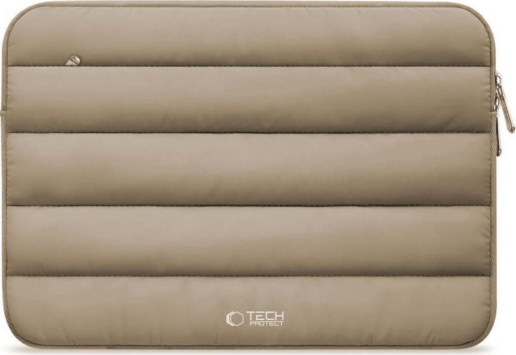 Tech-Protett Flauschige Laptop-Tasche 15-16 - Braun