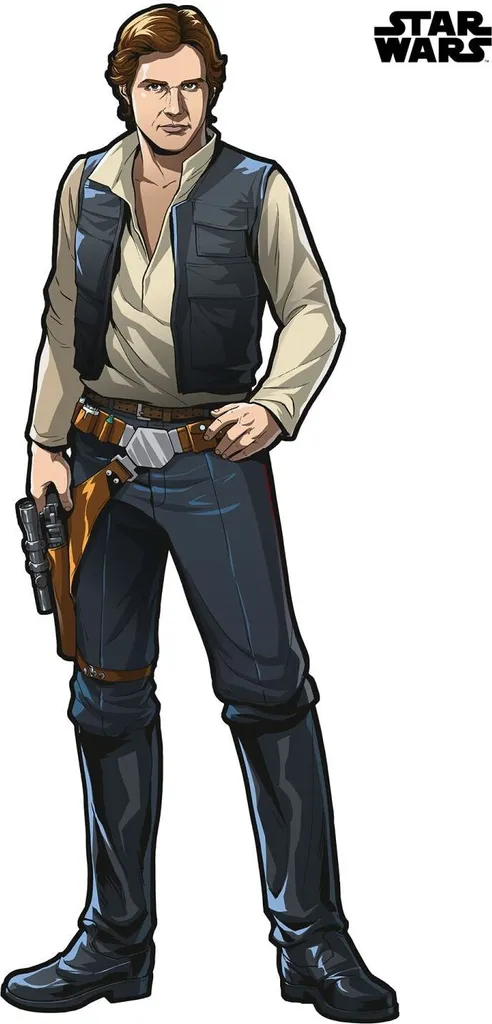 Décoration Murale Star Wars Han Solo XXL pour Chambre Enfant ou Ado