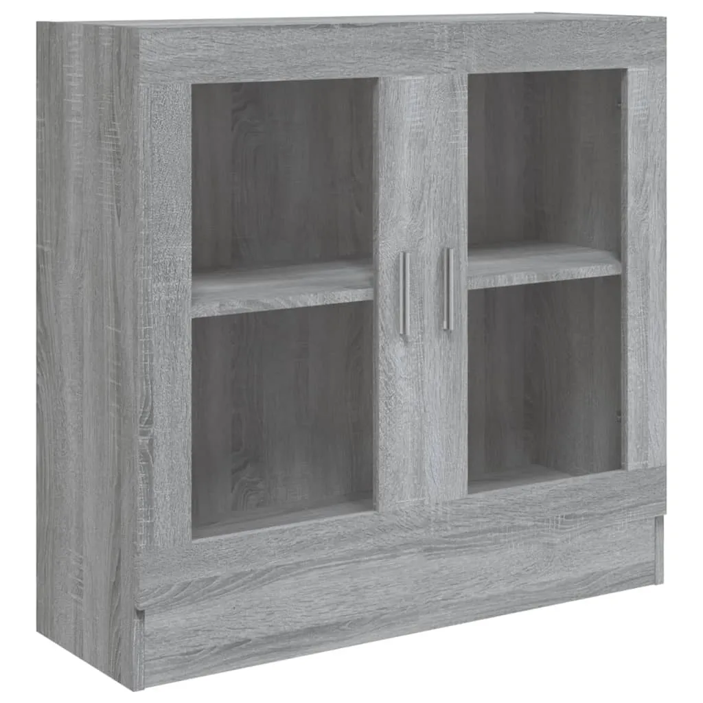 Vetrinetta Espositiva Grigio Sonoma 82,5x30,5x80 cm - Prezzo e Qualità