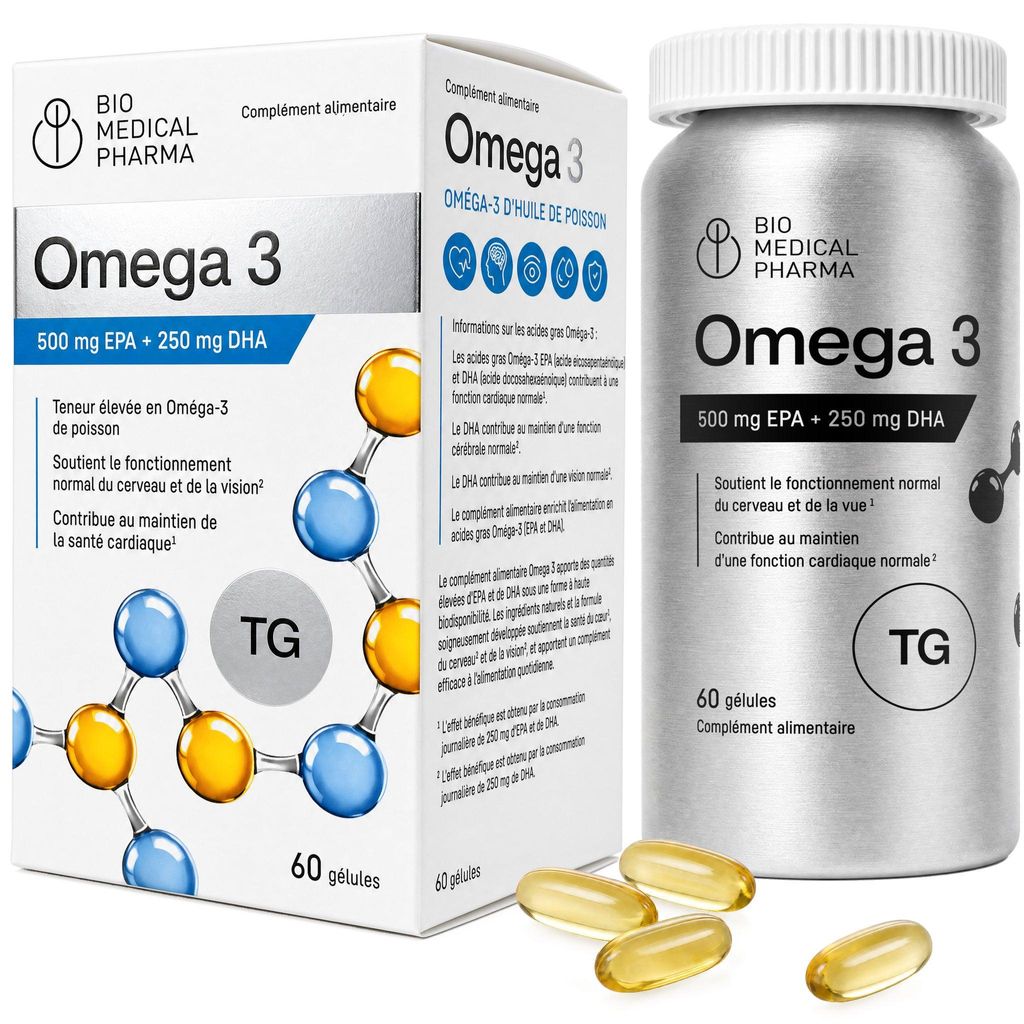 Medical Pharma Oméga-3 60 gélules Image du produit 