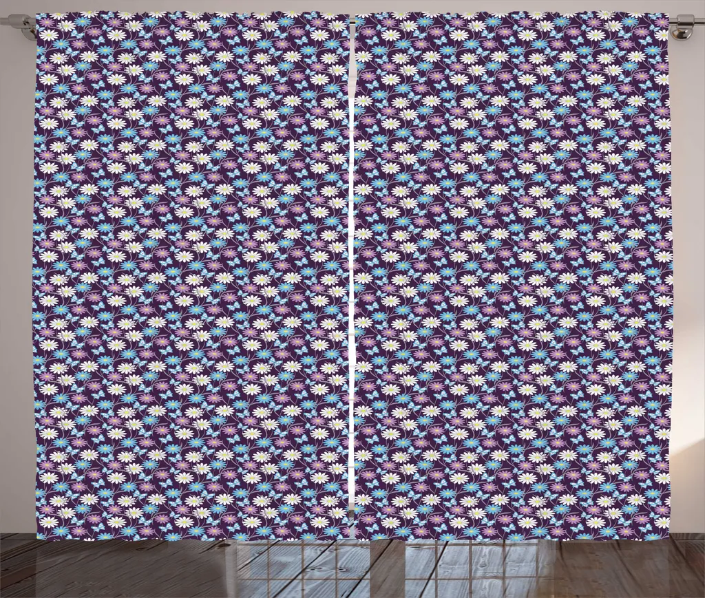 Tenda Rustica Margherite ABAKUHAUS 280x175cm | Tenda Soggiorno Shabby Chic