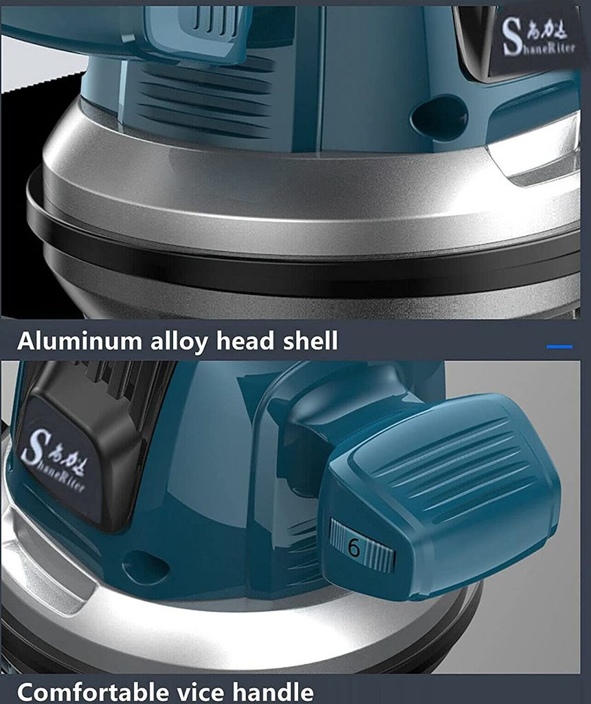 Fliesenvibrator 100 Kg Saugkraft - 6-Gang Einstellbar Mit Lithium-Akku