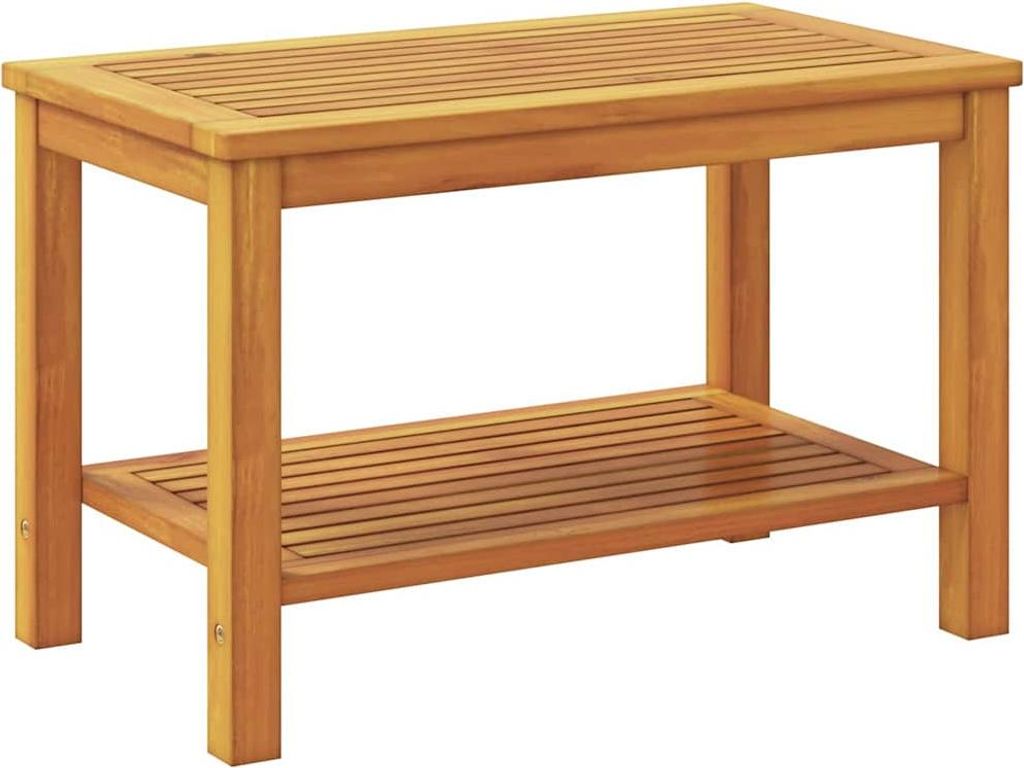 vidaXL Beistelltisch Öl-Natur 70 x 40 x 45 cm Massivholz Akazie